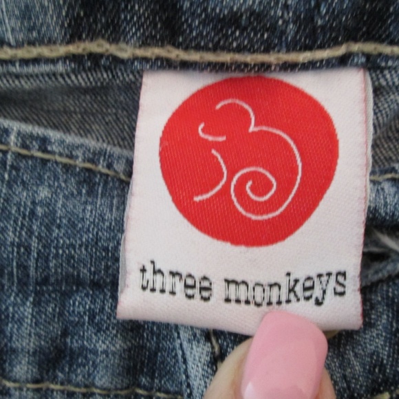 Three Monkeys jeans, boot cut, size L/G - Picture 2 of 4
